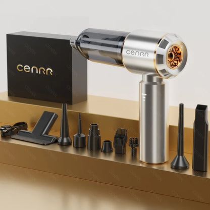CENRR Mini Cordless Car Vacuum — Powerful Handheld Suction for Fast