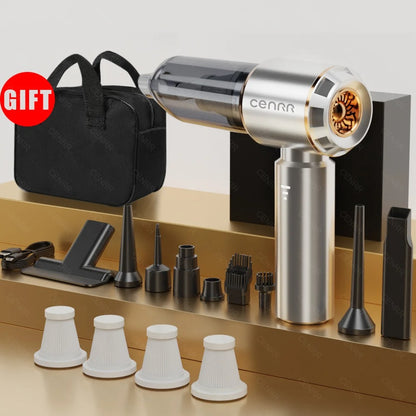 CENRR Mini Cordless Car Vacuum — Powerful Handheld Suction for Fast