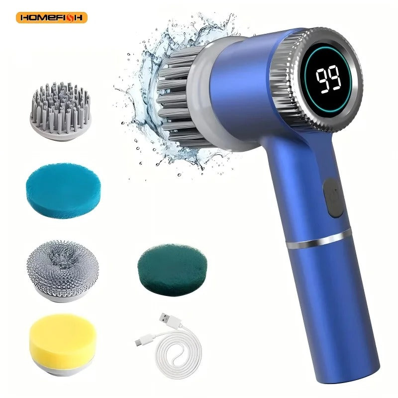 Electric Spin Scrubber – Cordless Rechargeable Cleaning Brush
