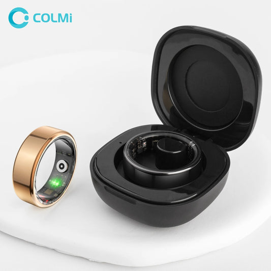 COLMI R02 Smart Ring (2024) – 39-Day Battery, Health Monitoring, 5ATM Waterproof + Charging Case