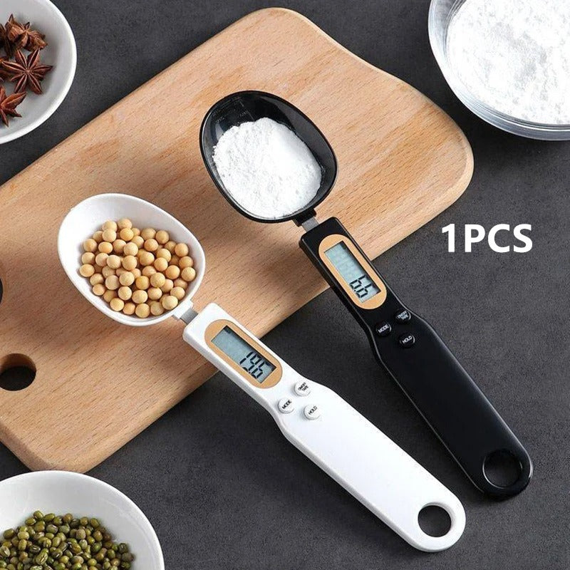 Digital Coffee & Kitchen Scale Spoon – 500g Electronic Measuring Scoop with LCD Display for Baking, Cooking, and Pet Food