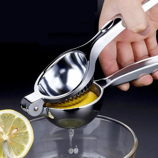 Stainless Steel Manual Citrus Juicer – Hand Press for Lemons, Oranges & Fruits | Durable Kitchen Tool