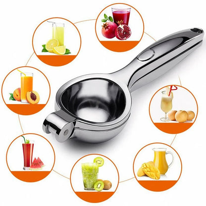 Stainless Steel Manual Citrus Juicer – Hand Press for Lemons, Oranges & Fruits | Durable Kitchen Tool