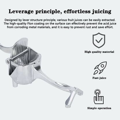 Manual Citrus & Fruit Juicer – Hand Press for Oranges, Lemons, and More | Also Works as Potato Masher & Ricer