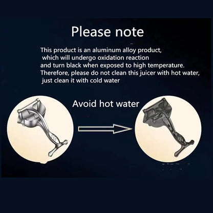 Manual Citrus & Fruit Juicer – Hand Press for Oranges, Lemons, and More | Also Works as Potato Masher & Ricer