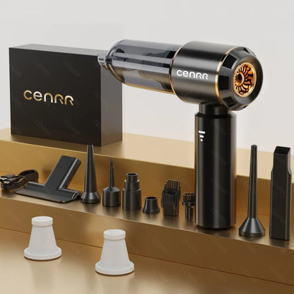 CENRR Mini Cordless Car Vacuum — Powerful Handheld Suction for Fast