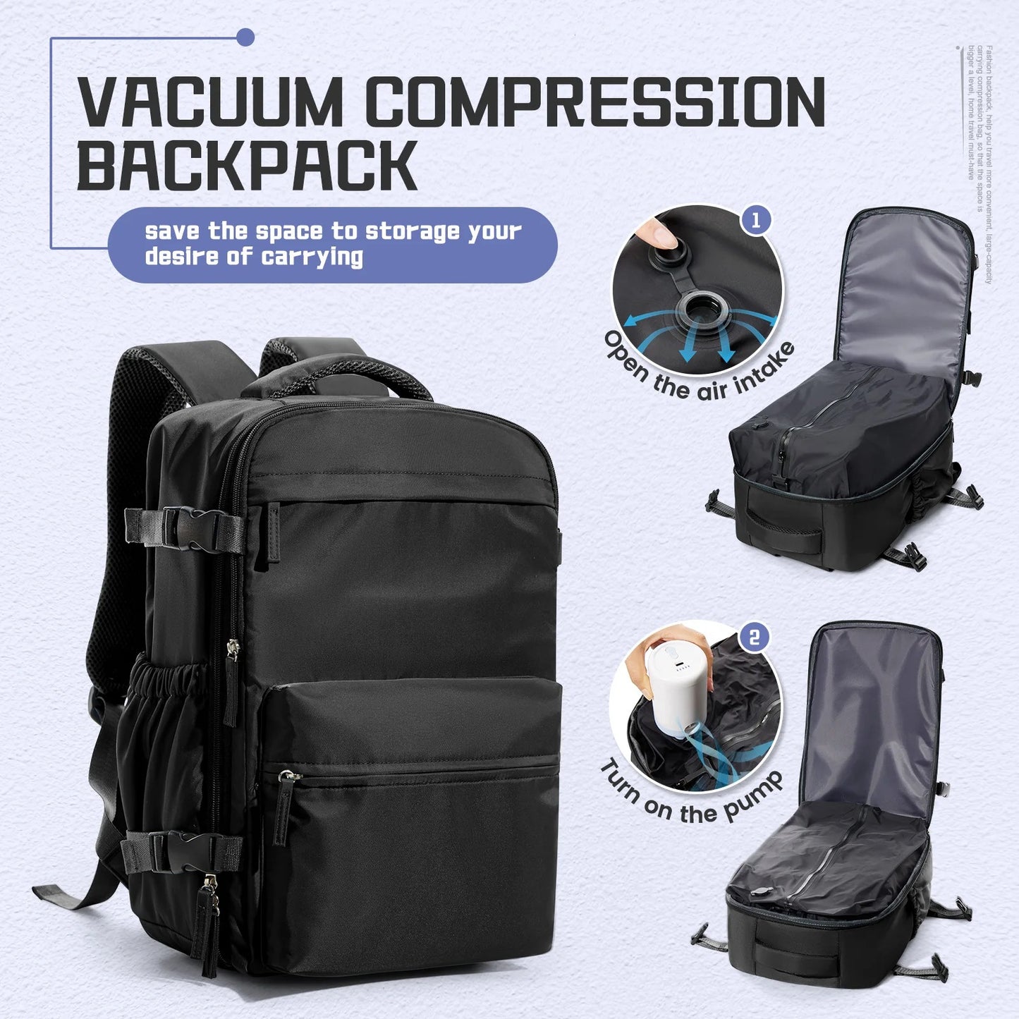 Vacuum Travel Backpack