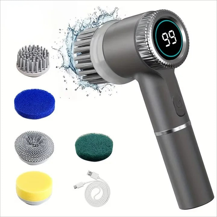 Electric Spin Scrubber – Cordless Rechargeable Cleaning Brush
