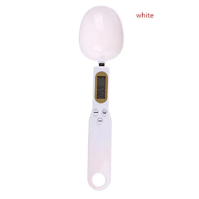Digital Coffee & Kitchen Scale Spoon – 500g Electronic Measuring Scoop with LCD Display for Baking, Cooking, and Pet Food
